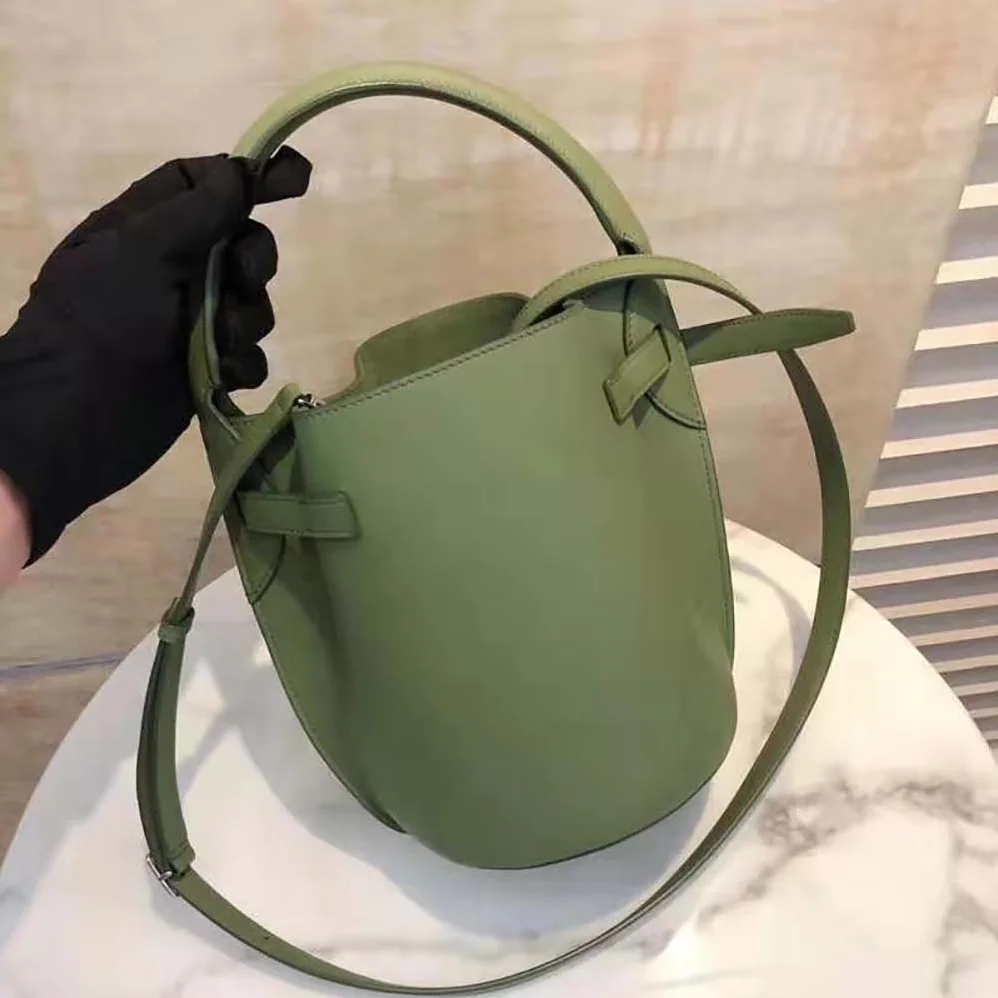 Celine Big Bag Nano Bucket in Smooth Calfskin for Women in Lime