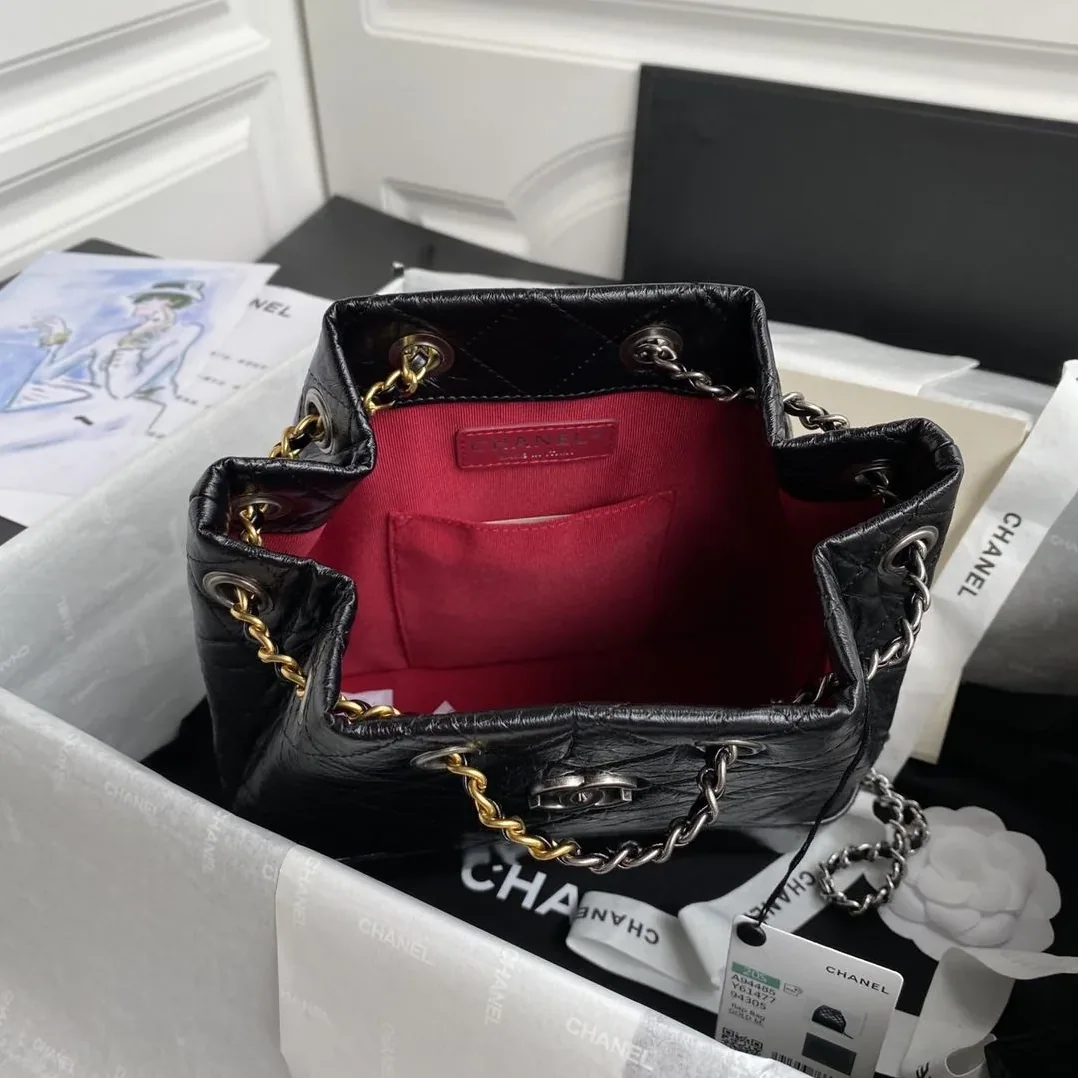Chanel Gabrielle Backpack Black / Chanel Gabrielle Backpack Black /