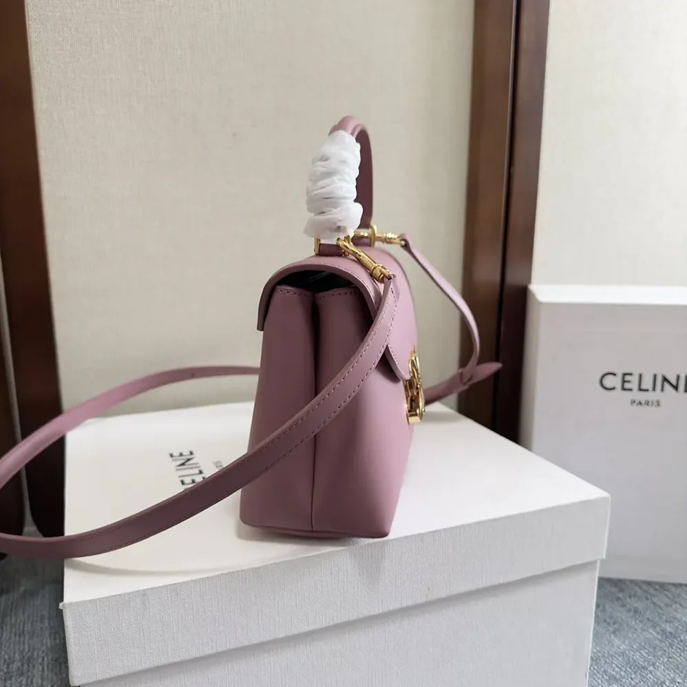 Celine Teen Nino Bag in Smooth Satinated Calfskin for Women in Rose
