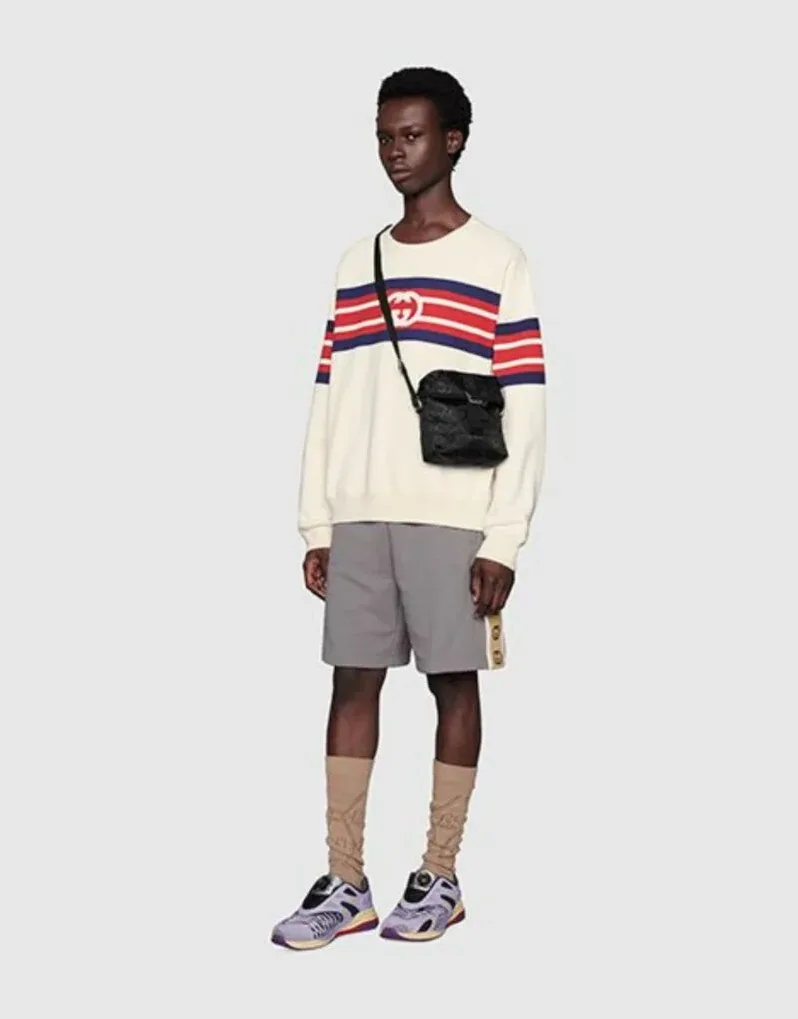 Gucci Off The Grid Messenger Bag Black GG ECONYL® / GG H9HKN