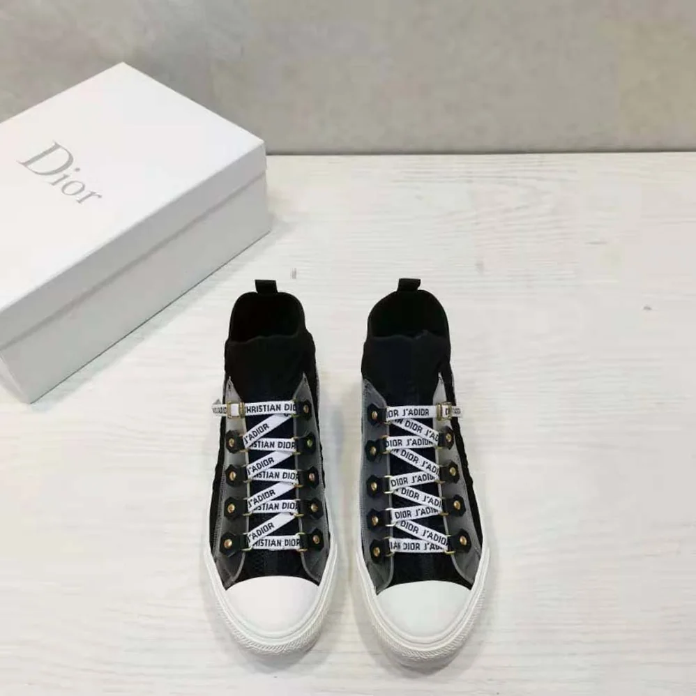 Dior Walk'n'dior Sneaker Black Cannage Technical Mesh for Women Dior Walk'n'dior Sneaker Black Cannage Technical Mesh for Women