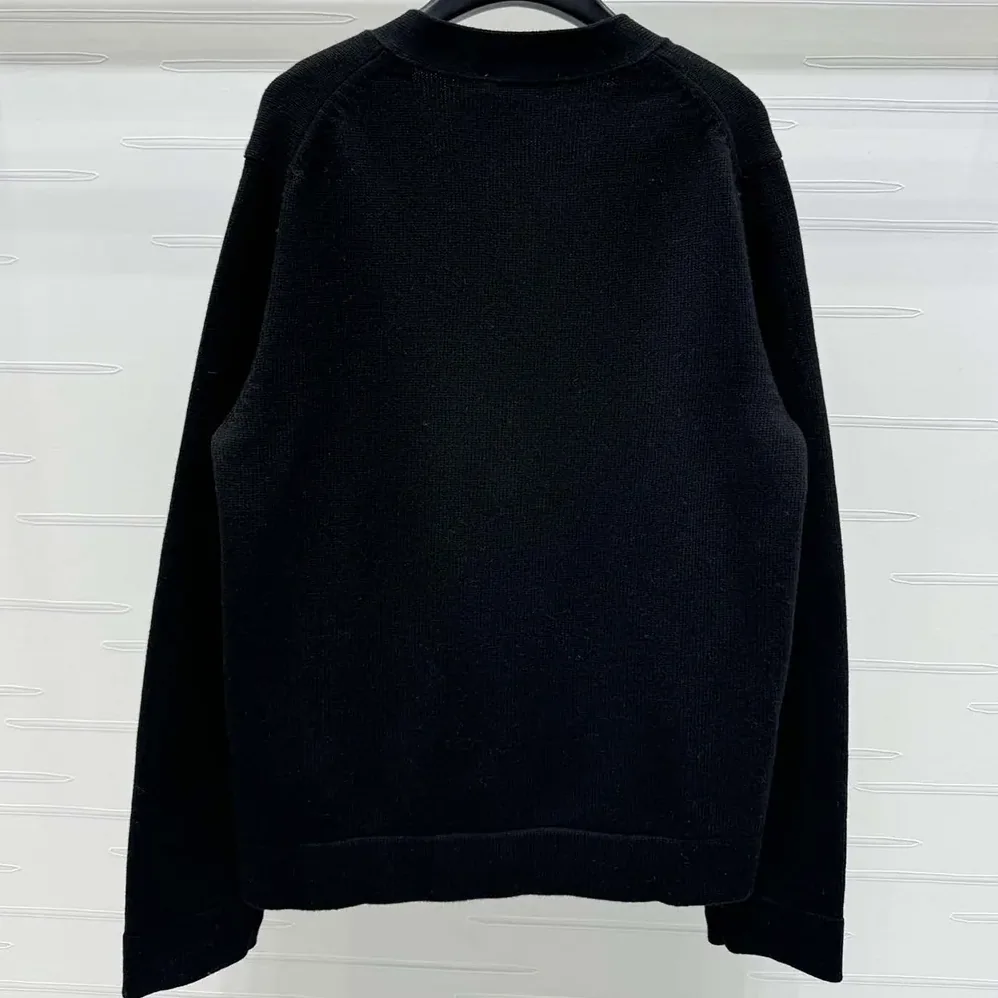 Dior Christian Dior Couture Cardigan Black Cashmere Jersey for Women Dior Christian Dior Couture Cardigan Black Cashmere Jersey for Women
