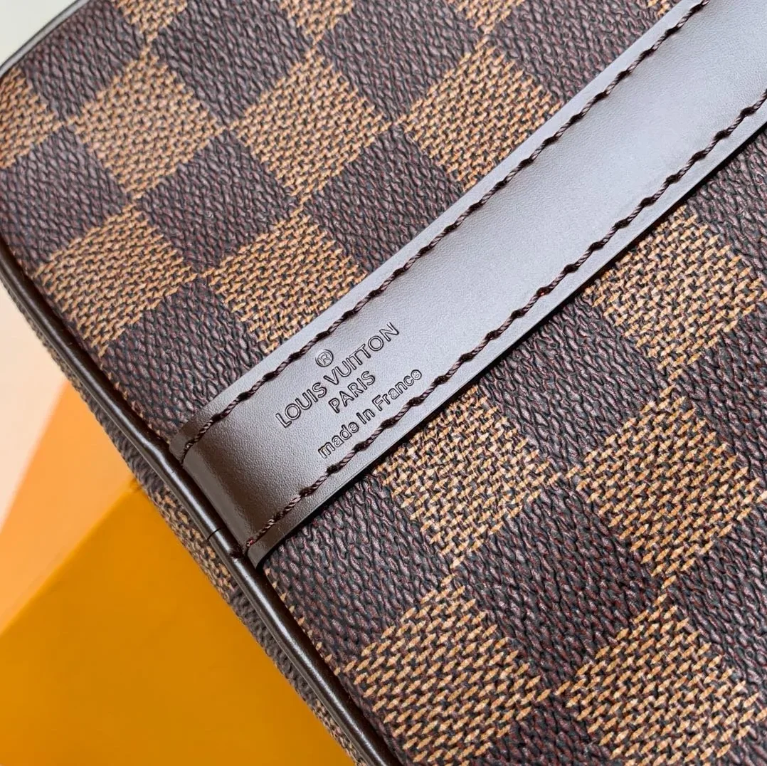 Louis Vuitton Speedy Bandouliere 25 Top Handle Bag in Brown Gold Hardware