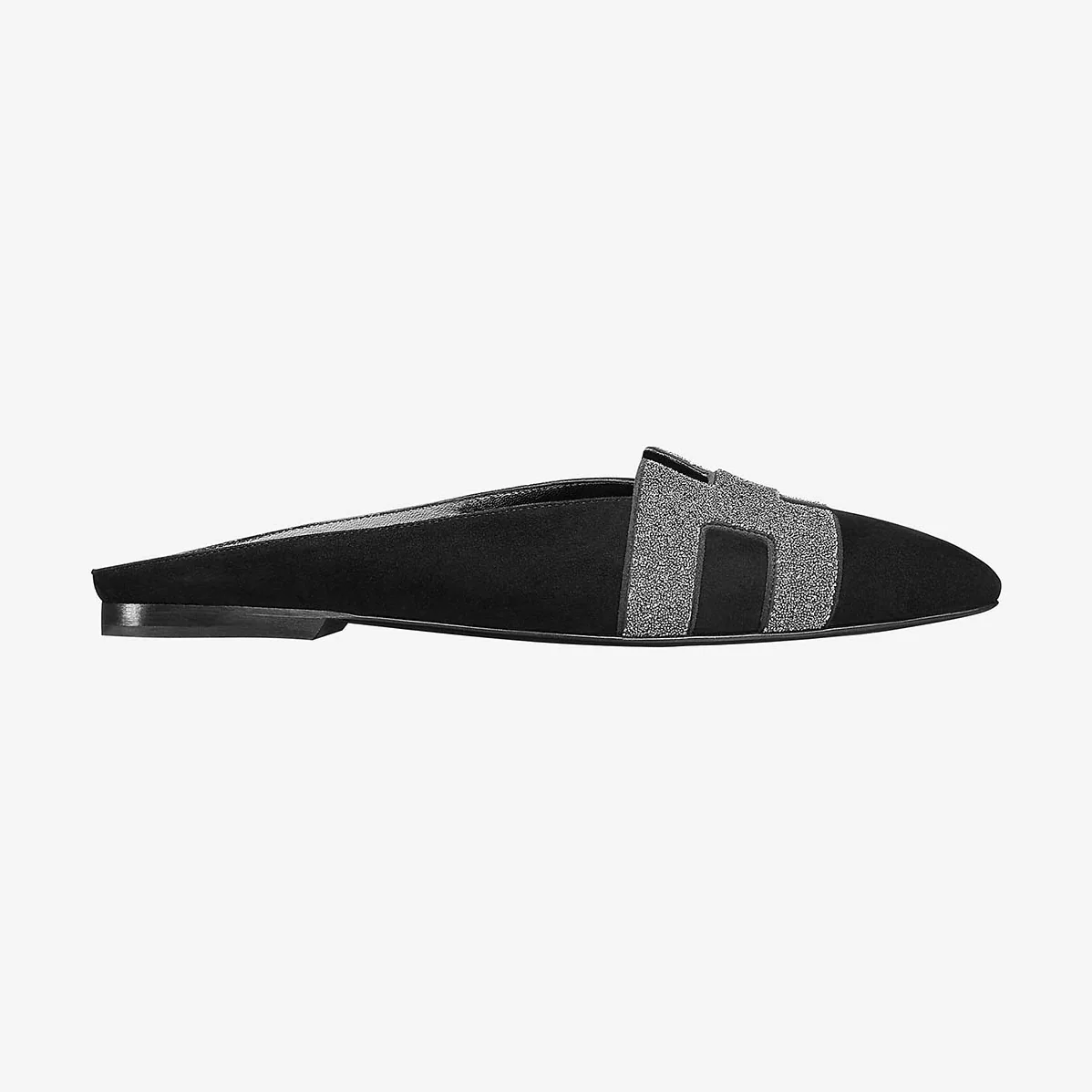 Hermes Roxane Mule Shoes Black for Women Hermes Roxane Mule Shoes Black for Women