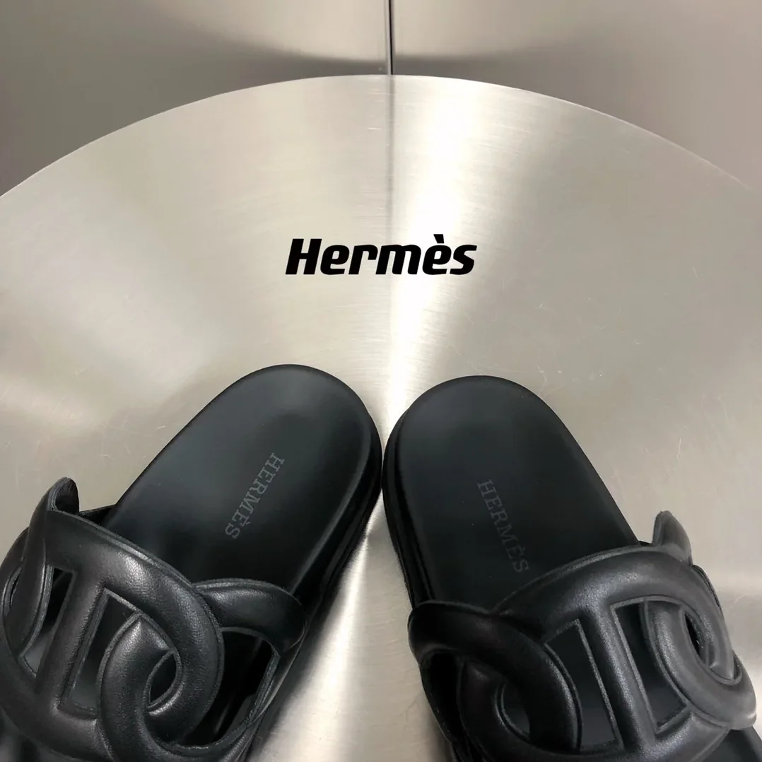 Hermes Extra Sandal Black Hermes Extra Sandal Black