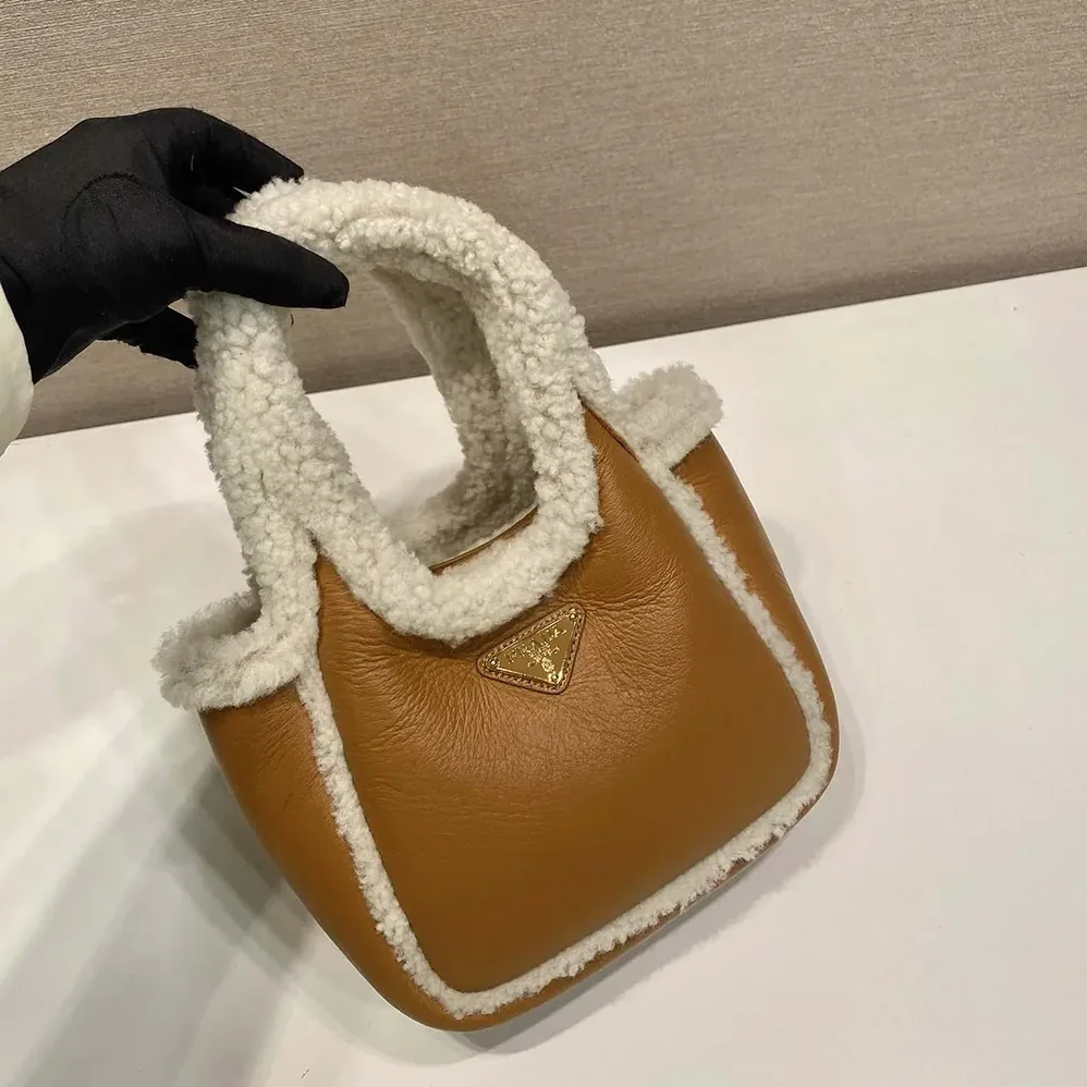 Prada Shearling Mini Handbag for Women Prada Shearling Mini Handbag for Women