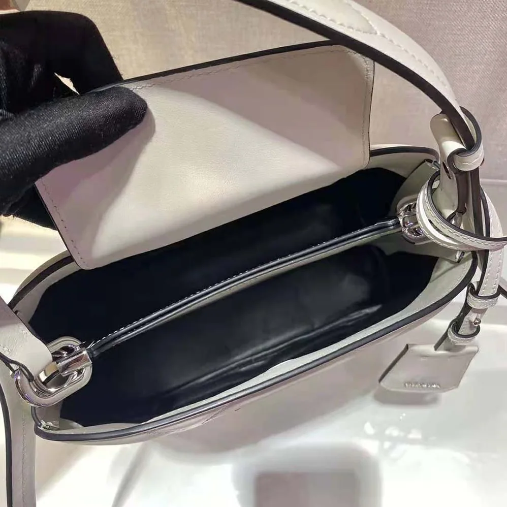 Prada Spectrum Small Leather Bag for Women in White Prada Spectrum Small Leather Bag for Women in White