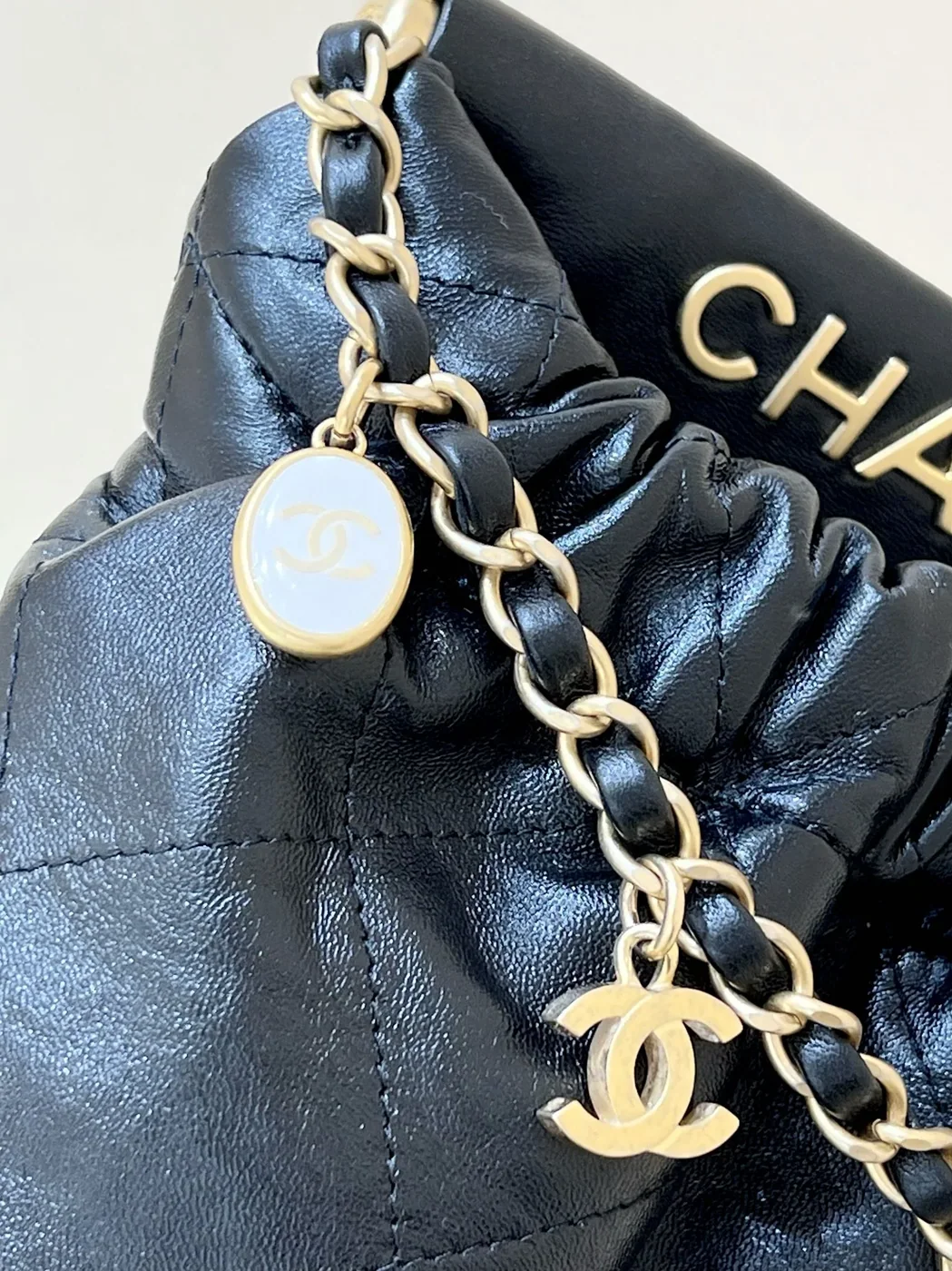 Chanel CC Small Bucket Bag Black / Chanel CC Small Bucket Bag Black /