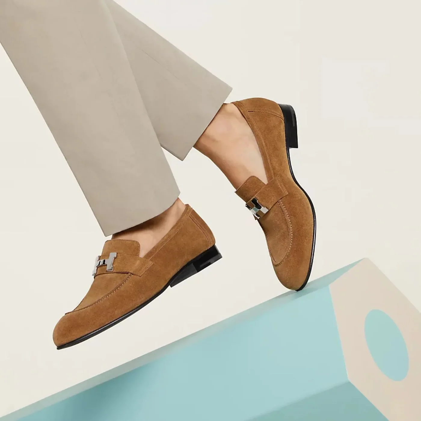 Hermes Paris Loafers Brown Hermes Paris Loafers Brown