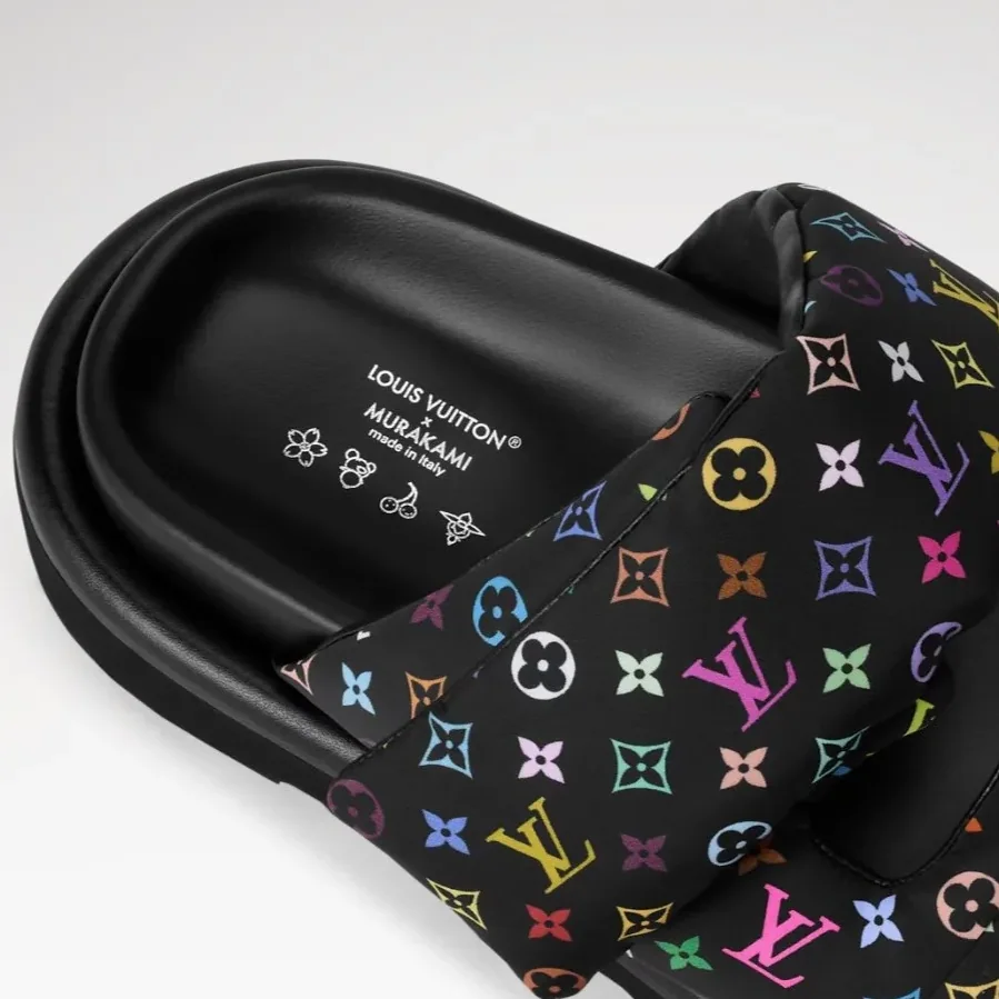 Louis Vuitton LV x TM Pool Pillow Comfort Mules Black 1AJLGU