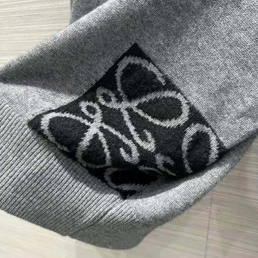 Loewe Sweater in Wool for Men in Gray Loewe Sweater in Wool for Men in Gray
