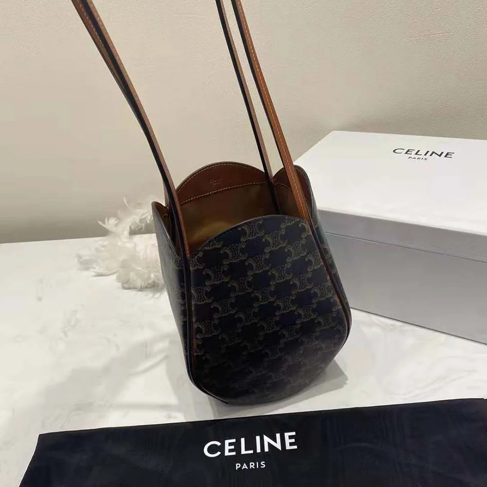 Celine Celine Marlou Bag in Triomphe Canvas for Women Celine Celine Marlou Bag in Triomphe Canvas for Women