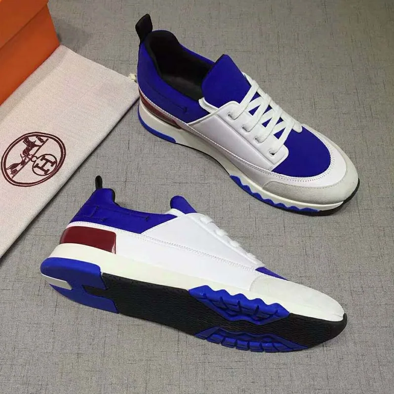 Hermes Shoes Stadium Sneaker for Men in White