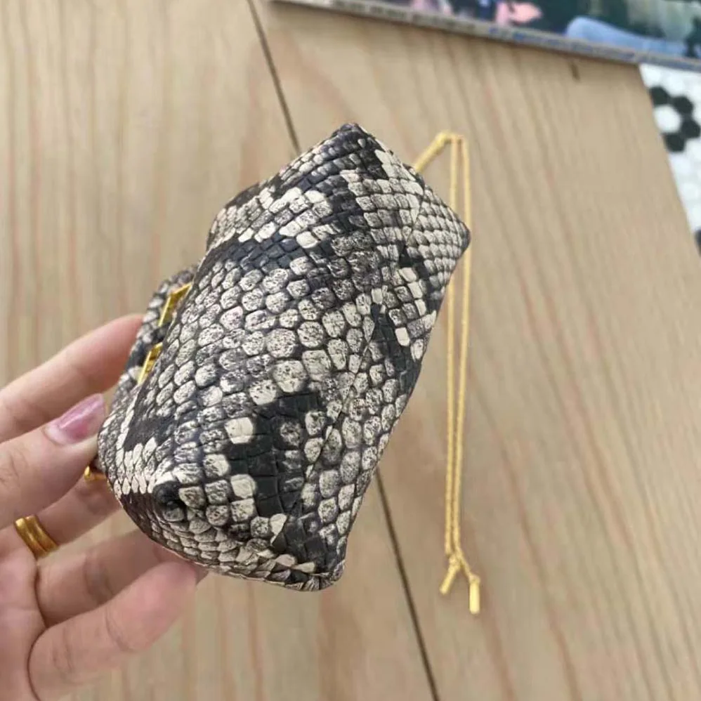 Fendi Nano Fendi First Charm Brown Elaphe Charm for Women Fendi Nano Fendi First Charm Brown Elaphe Charm for Women