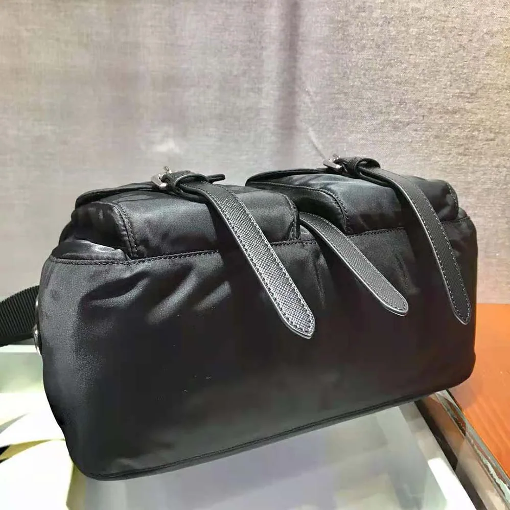 Prada Nylon Shoulder Bag for Women in Black