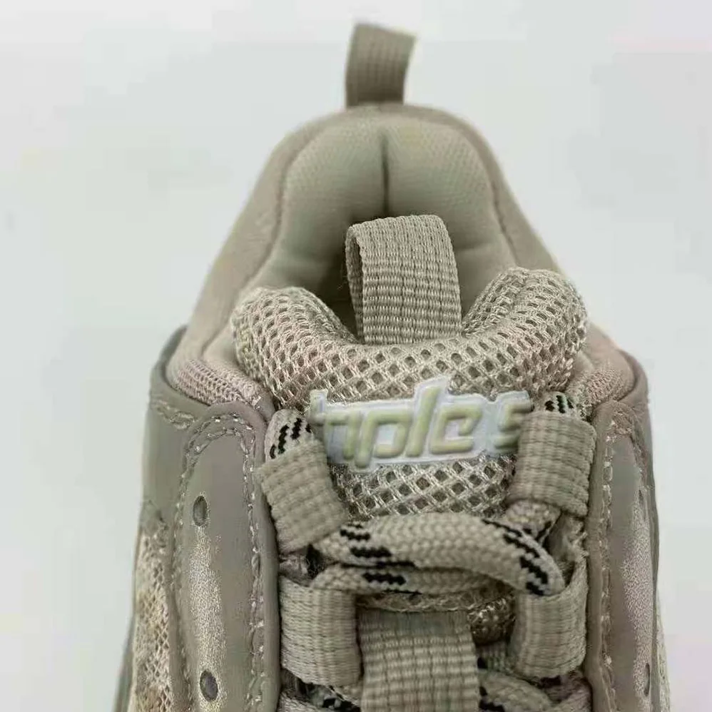 Balenciaga Triple S Faded Sneaker in Beige for Women Balenciaga Triple S Faded Sneaker in Beige for Women