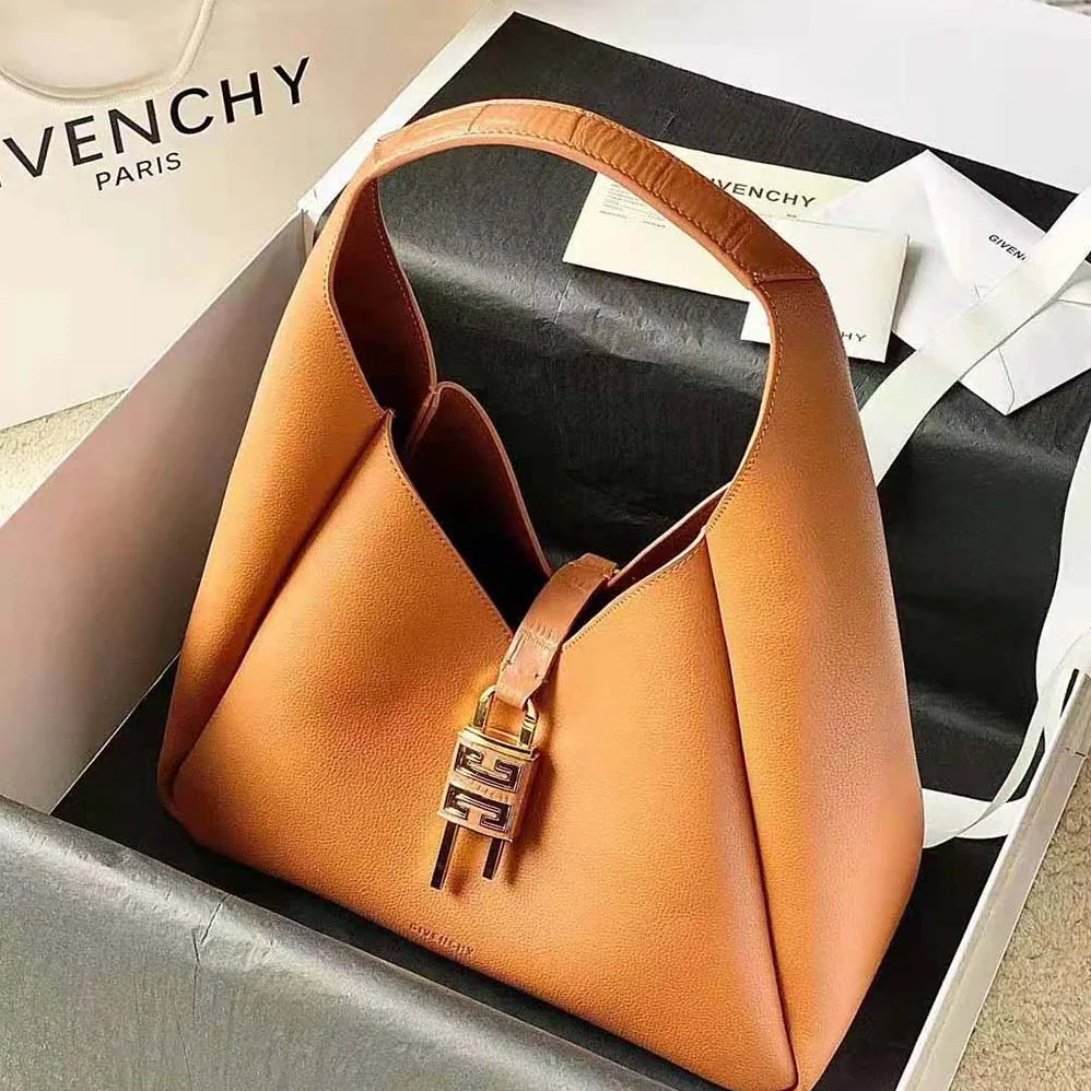 Givenchy Medium G-Hobo Bag in Smooth Leather for Women in Brown Givenchy Medium G-Hobo Bag in Smooth Leather for Women in Brown