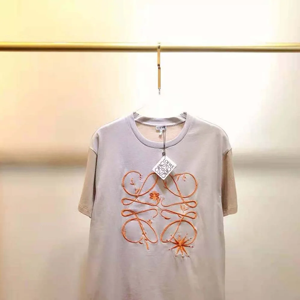 Loewe Boyfriend Anagram T-shirt in Cotton for Women in Brown