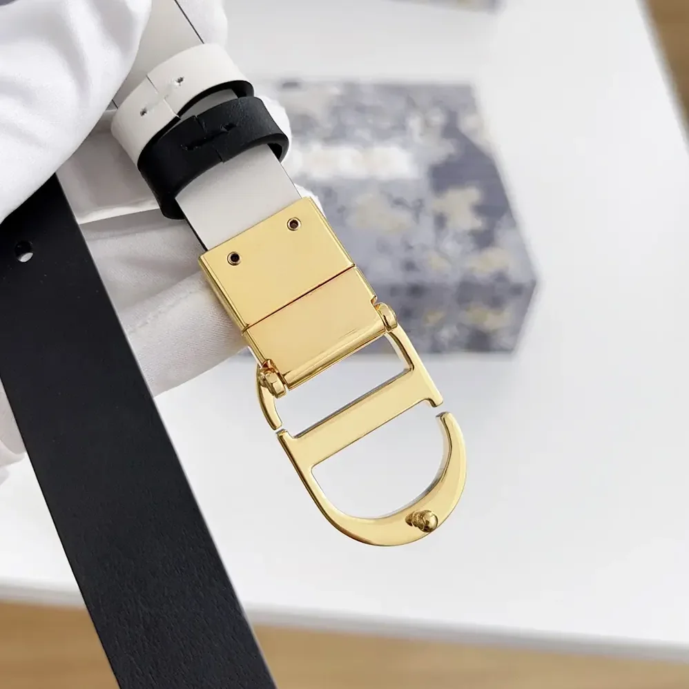 Dior 30 Montaigne Reversible Belt Black and Latte Smooth Calfskin 20 MM for Women Dior 30 Montaigne Reversible Belt Black and Latte Smooth Calfskin 20 MM for Women