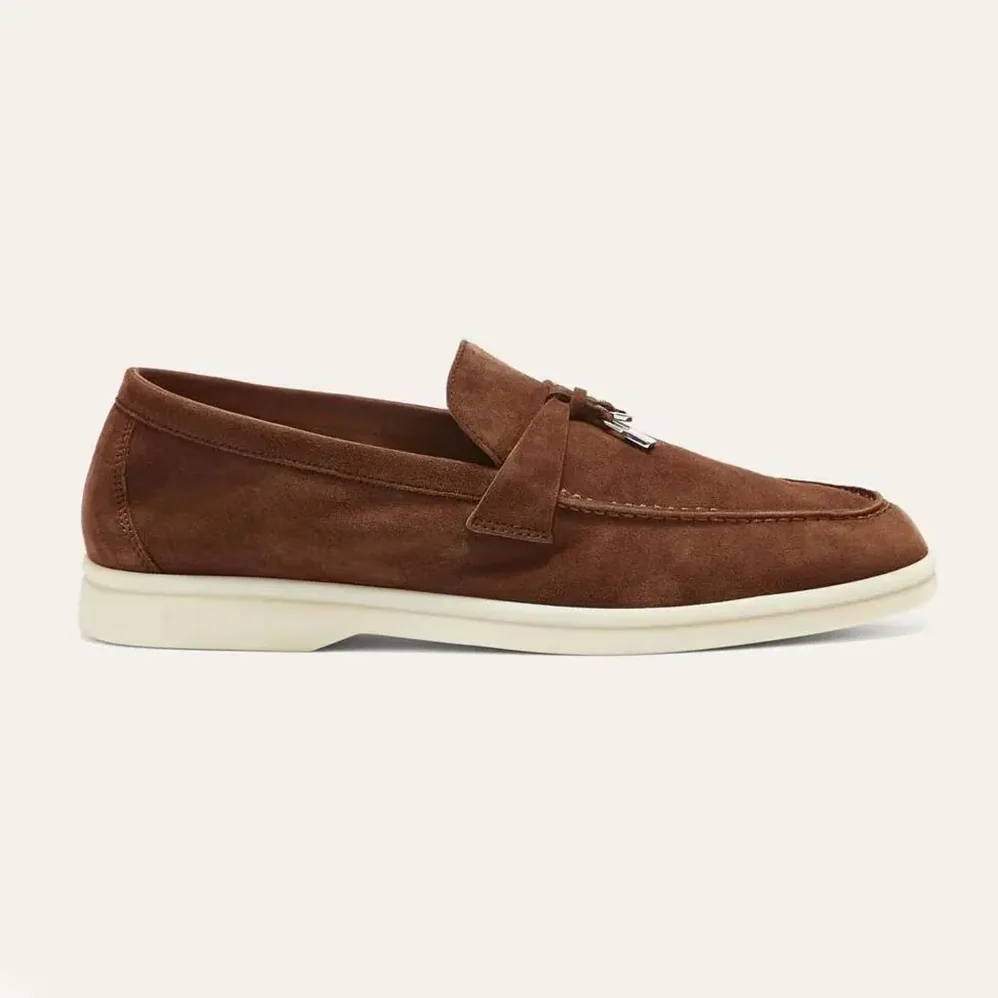 Loro Piana Summer Charms Walk Loafers for Unisex in Tan Loro Piana Summer Charms Walk Loafers for Unisex in Tan
