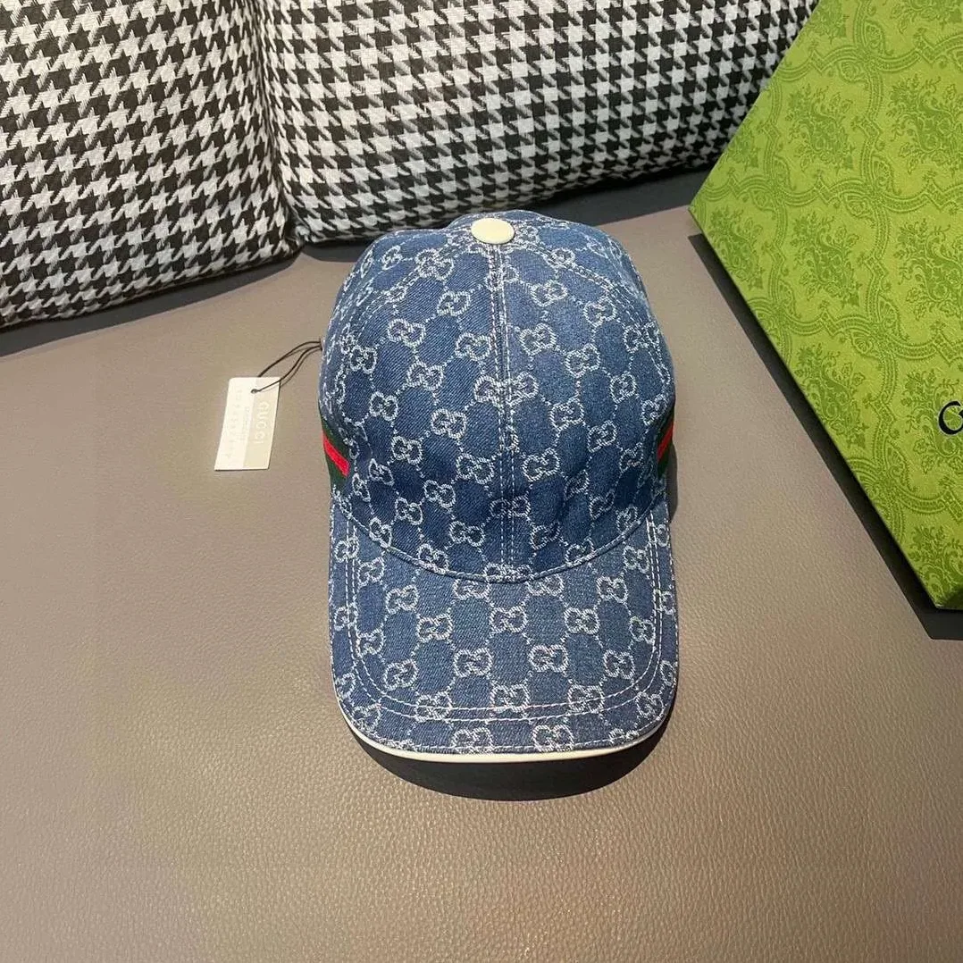 Gucci Baseball Hat Blue Gucci Baseball Hat Blue