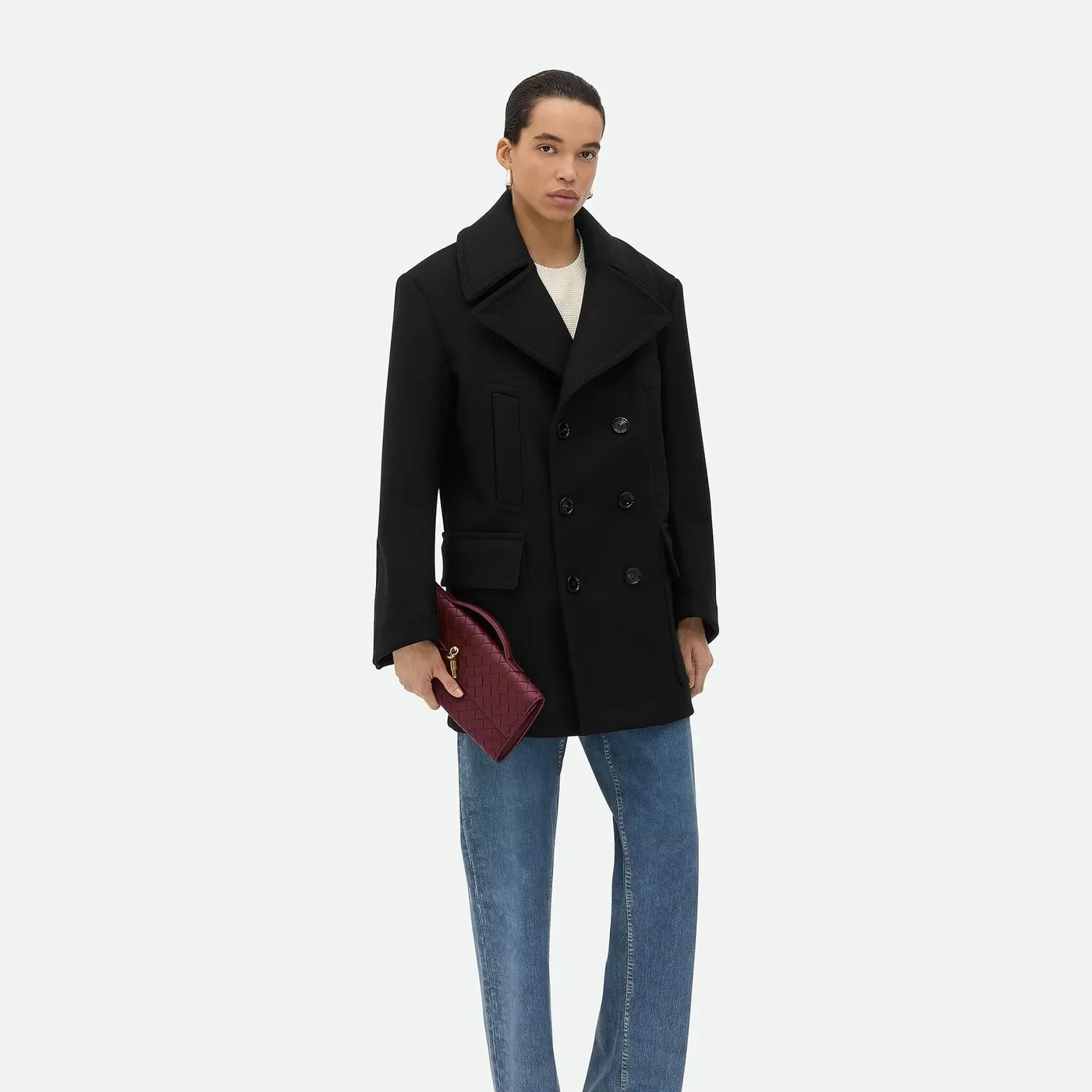 Bottega Veneta Andiamo Clutch Barolo / Bottega Veneta Andiamo Clutch Barolo /