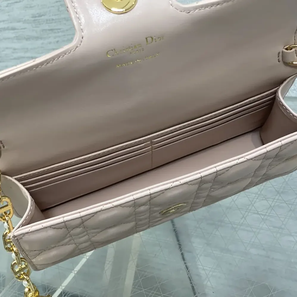 Dior Jolie Mini Bag Powder Pink Cannage Lambskin for Women Dior Jolie Mini Bag Powder Pink Cannage Lambskin for Women