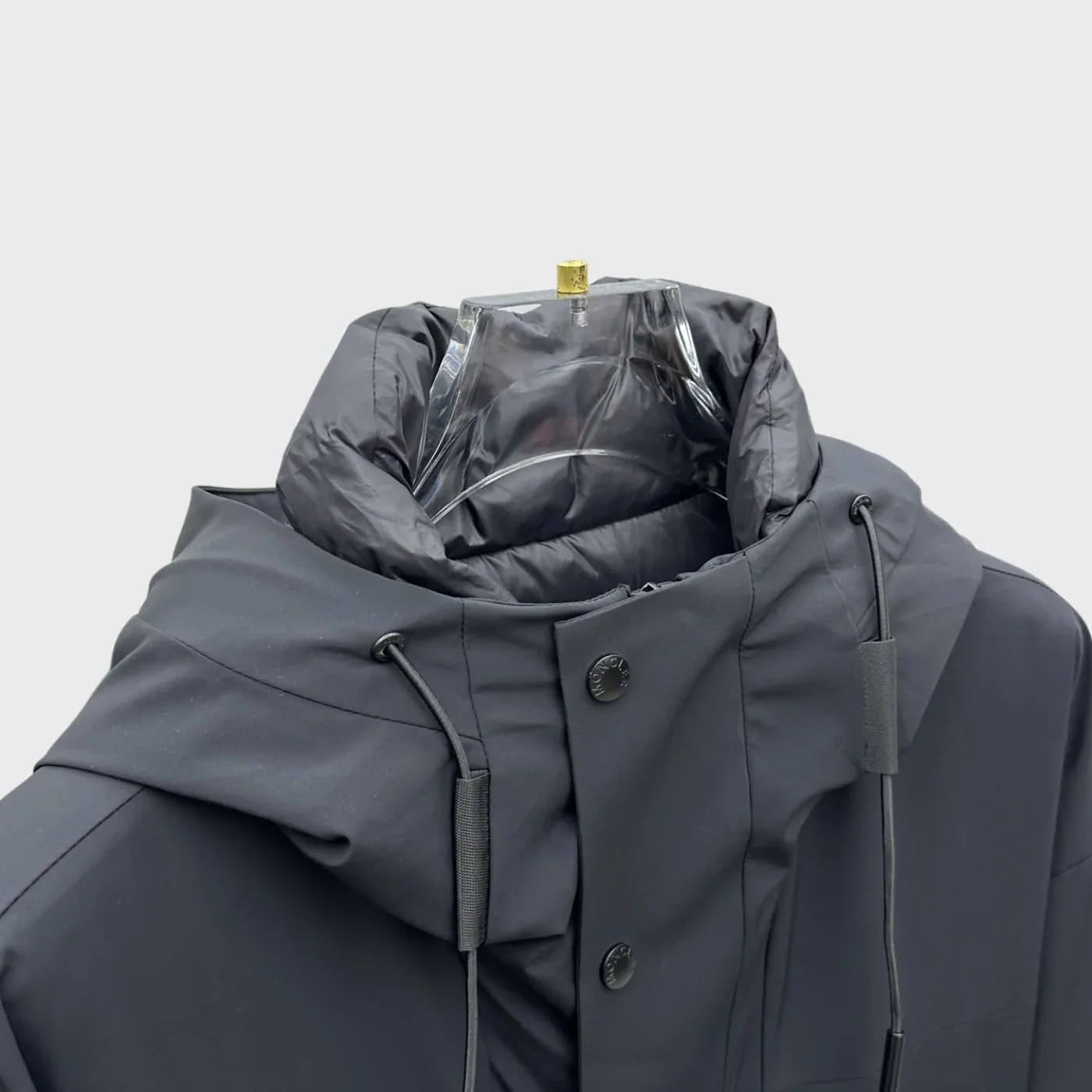 Moncler Technical Hooded Jacket Black Moncler Technical Hooded Jacket Black