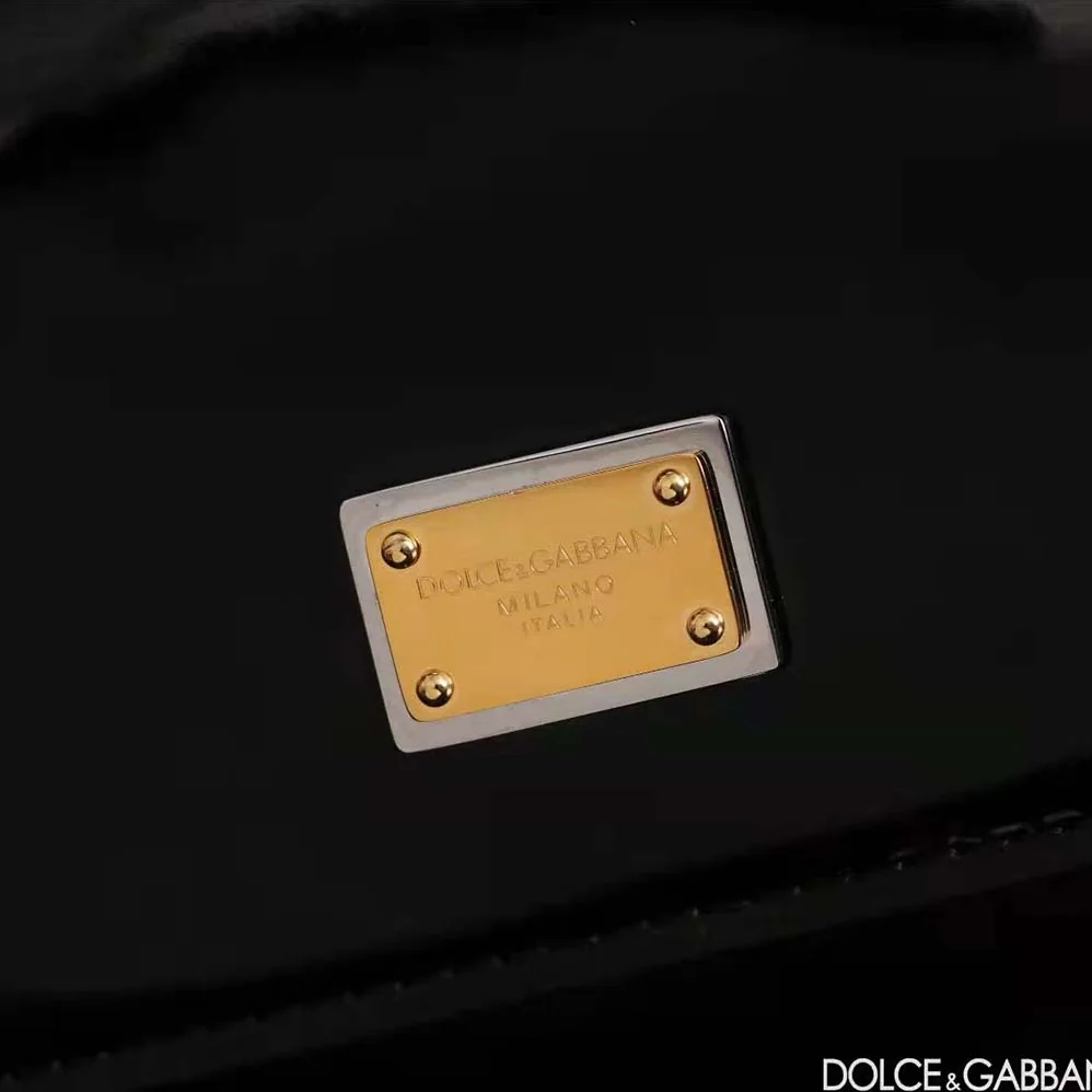 Dolce Gabbana D&G Elongated Sicily Handbag for Women in Black