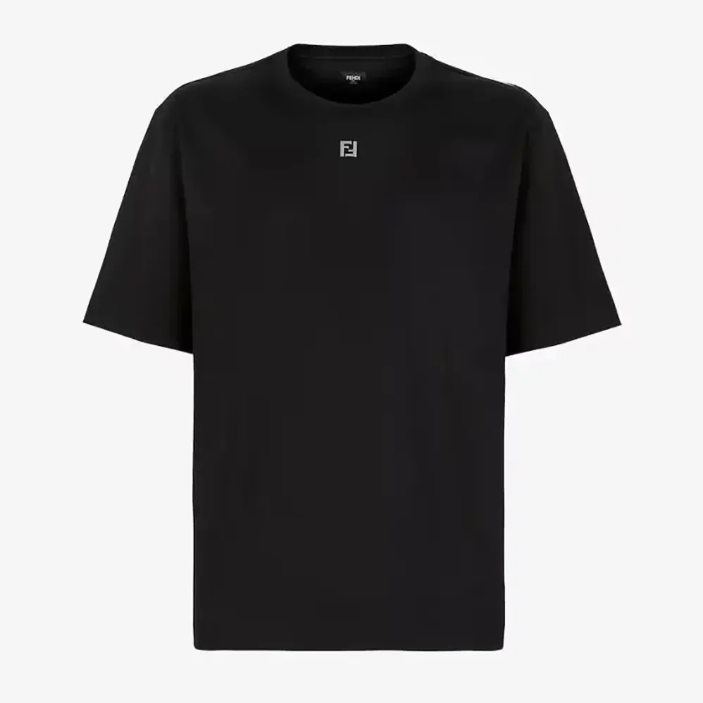Fendi Black Cotton T for Women in shirt