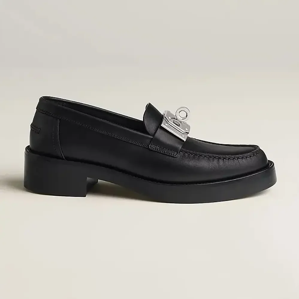 Hermes Hot Loafer-Black H232075Z for Women Hermes Hot Loafer-Black H232075Z for Women