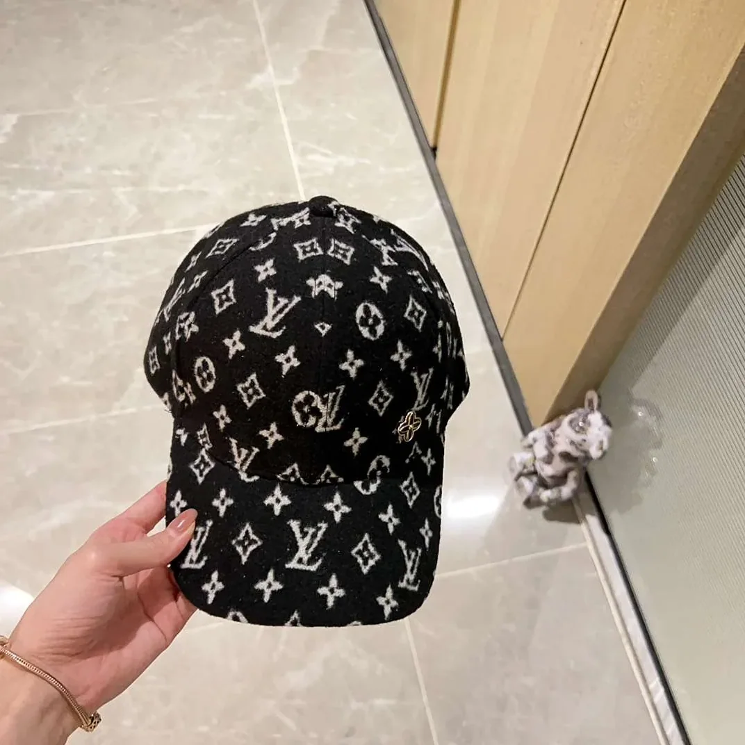 Louis Vuitton Monogram Pattern Cap Black Louis Vuitton Monogram Pattern Cap Black