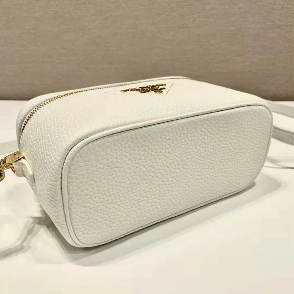 Prada Leather Mini-Bag for Women in White