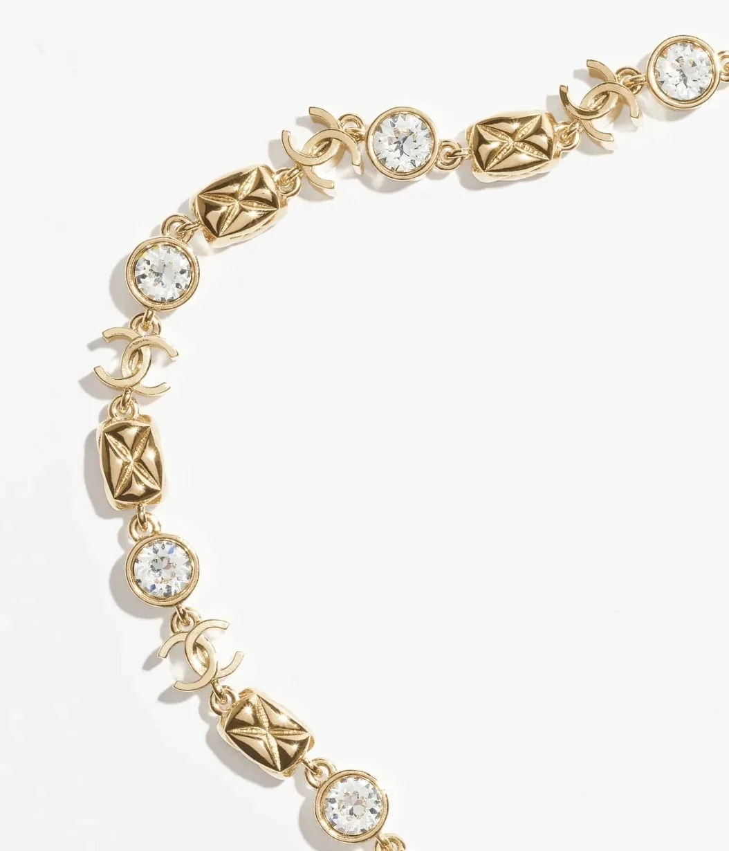 Chanel Necklace Gold Hardware