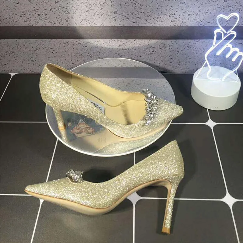 Jimmy Choo Shoes Romy 85mm Heel Hight for Women