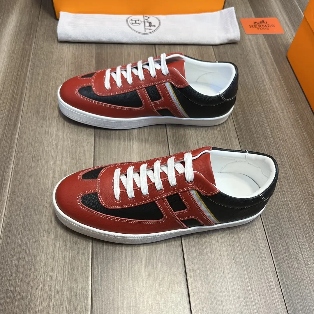 Hermes Boomerang Sneaker Red Hermes Boomerang Sneaker Red