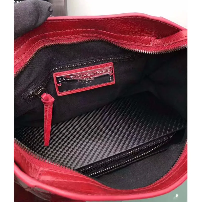 Balenciaga Classic City Top Handle and Should Bag in Red