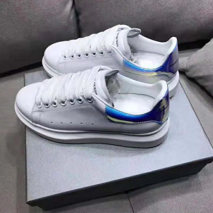 Alexander Mcqueen Shoes Oversized Sneaker White Smooth Calf Leather Lace-Up for Men Alexander Mcqueen Shoes Oversized Sneaker White Smooth Calf Leather Lace-Up for Men