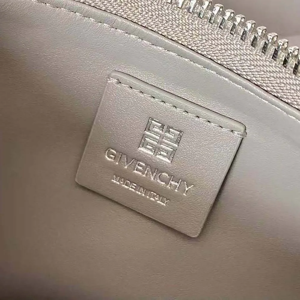 Givenchy Small Moon Cut Out Bag in Leather for Women in Silver
