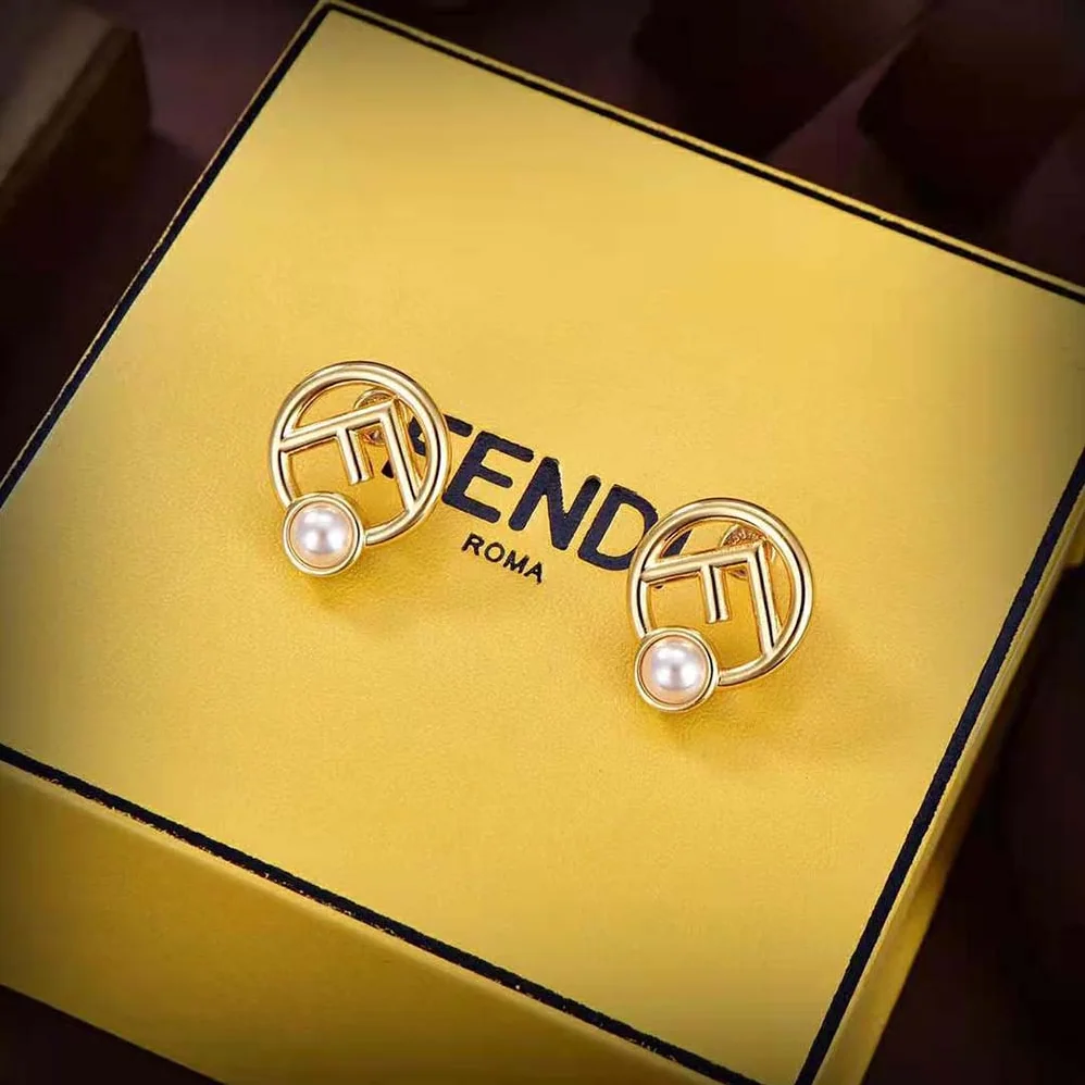 Fendi F is Fendi Earrings Gold for Women in colored