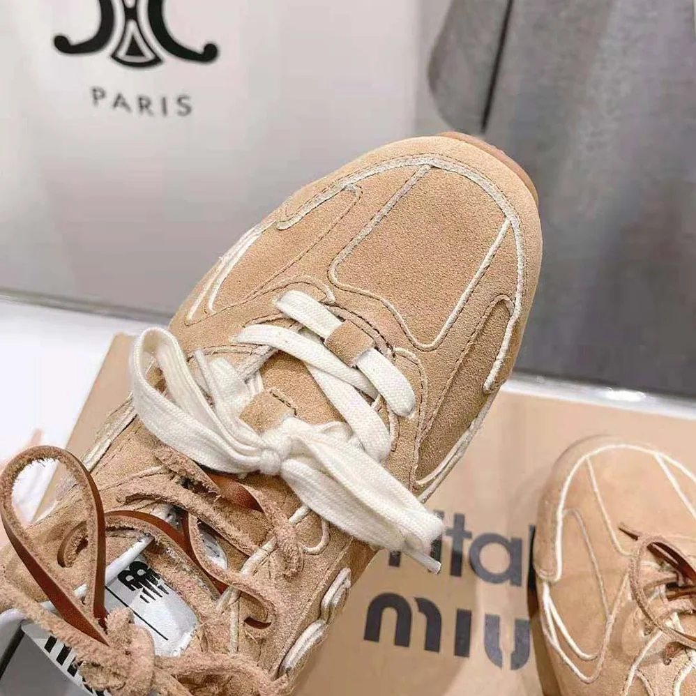 Miu Miu New Balance X Miu Miu 530 SL Suede Sneakers for Women in Cinnamon Miu Miu New Balance X Miu Miu 530 SL Suede Sneakers for Women in Cinnamon