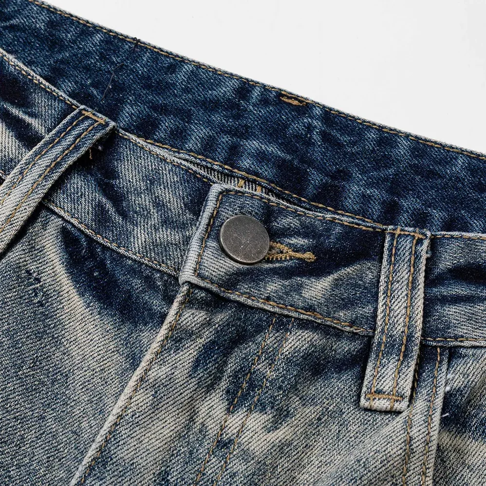 Balenciaga Relaxed Fit Pants in Blue Cotton Denim for Women Balenciaga Relaxed Fit Pants in Blue Cotton Denim for Women