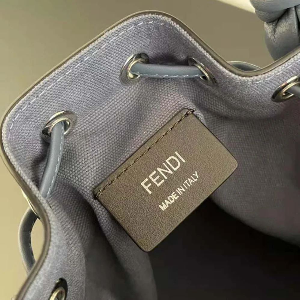 Fendi Mon Tresor Blue FF Canvas Mini for Women in Bag Fendi Mon Tresor Blue FF Canvas Mini for Women in Bag