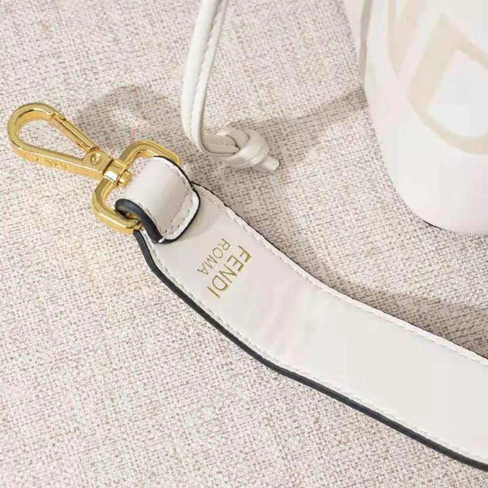 Fendi Mon Tresor Leather Mini Bag for Women in White Fendi Mon Tresor Leather Mini Bag for Women in White