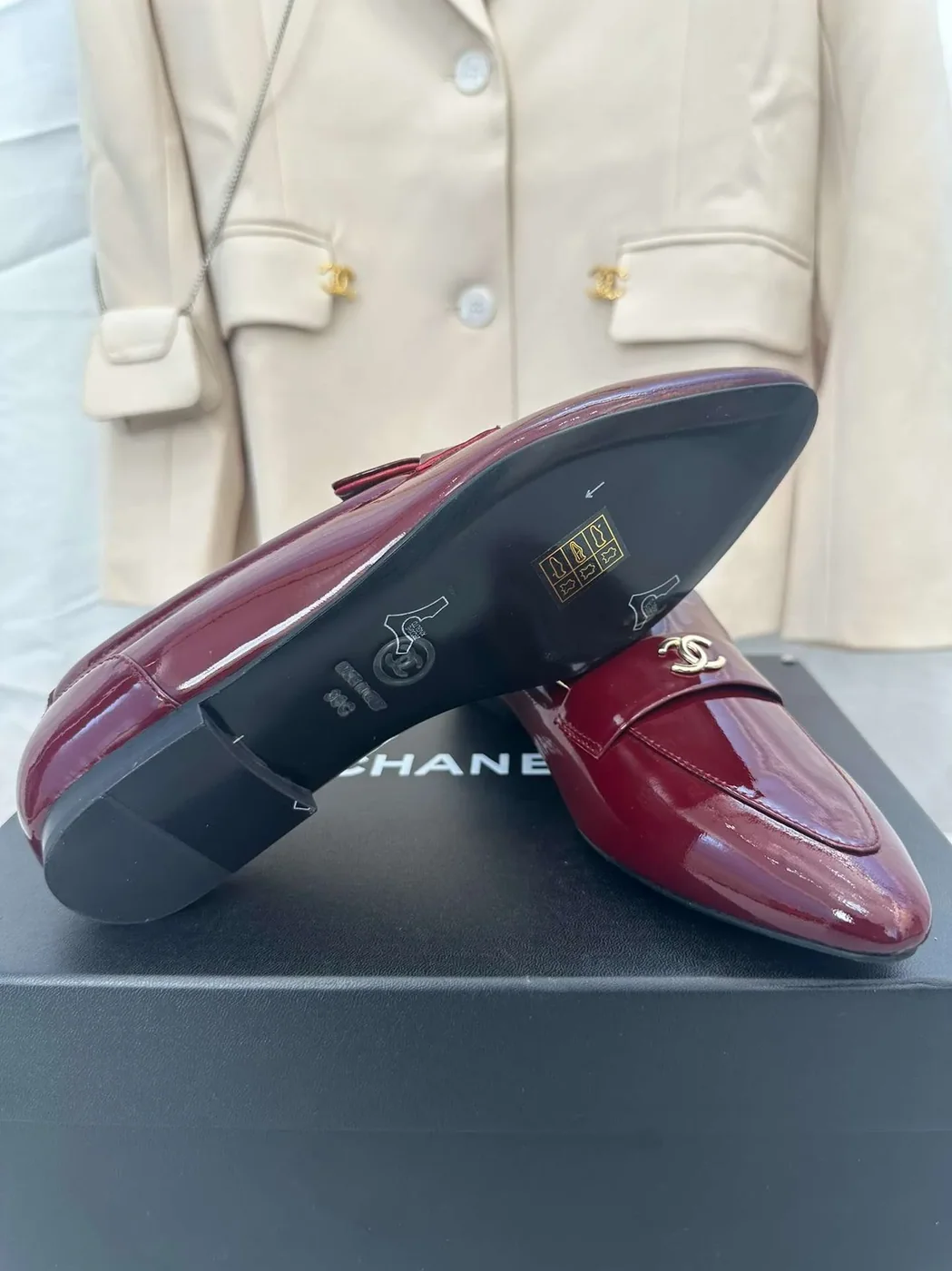 Chanel Goddess Loafers Burgundy Chanel Goddess Loafers Burgundy