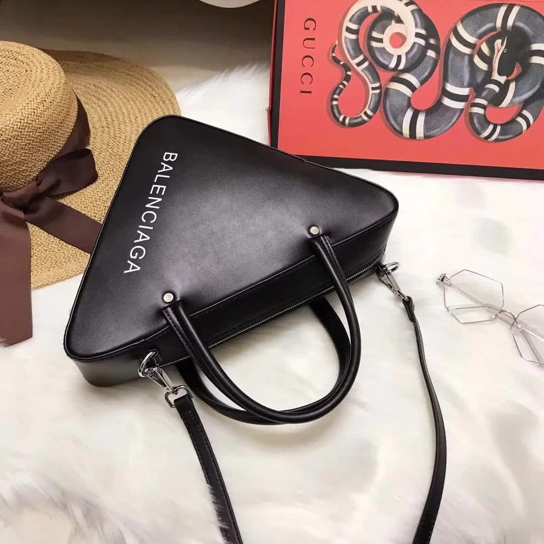 Balenciaga Triangle Duffle Small Calfskin Hand Carry and Shoulder Bag Balenciaga Triangle Duffle Small Calfskin Hand Carry and Shoulder Bag