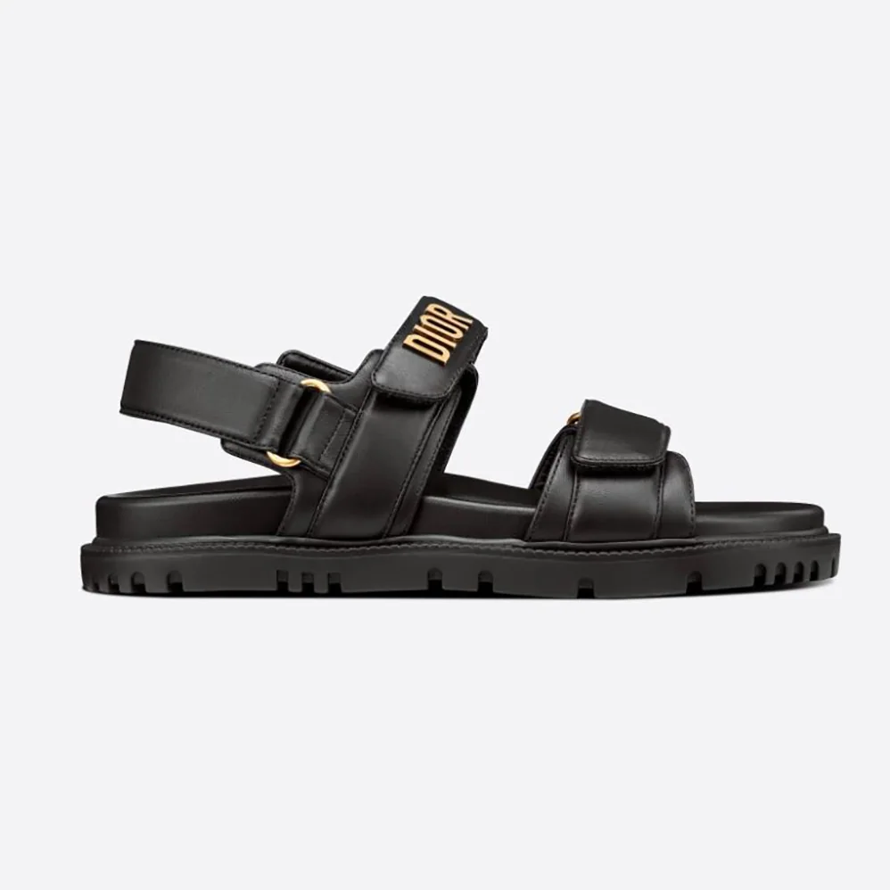 Dior Dioract Sandal Black Lambskin for Women Dior Dioract Sandal Black Lambskin for Women