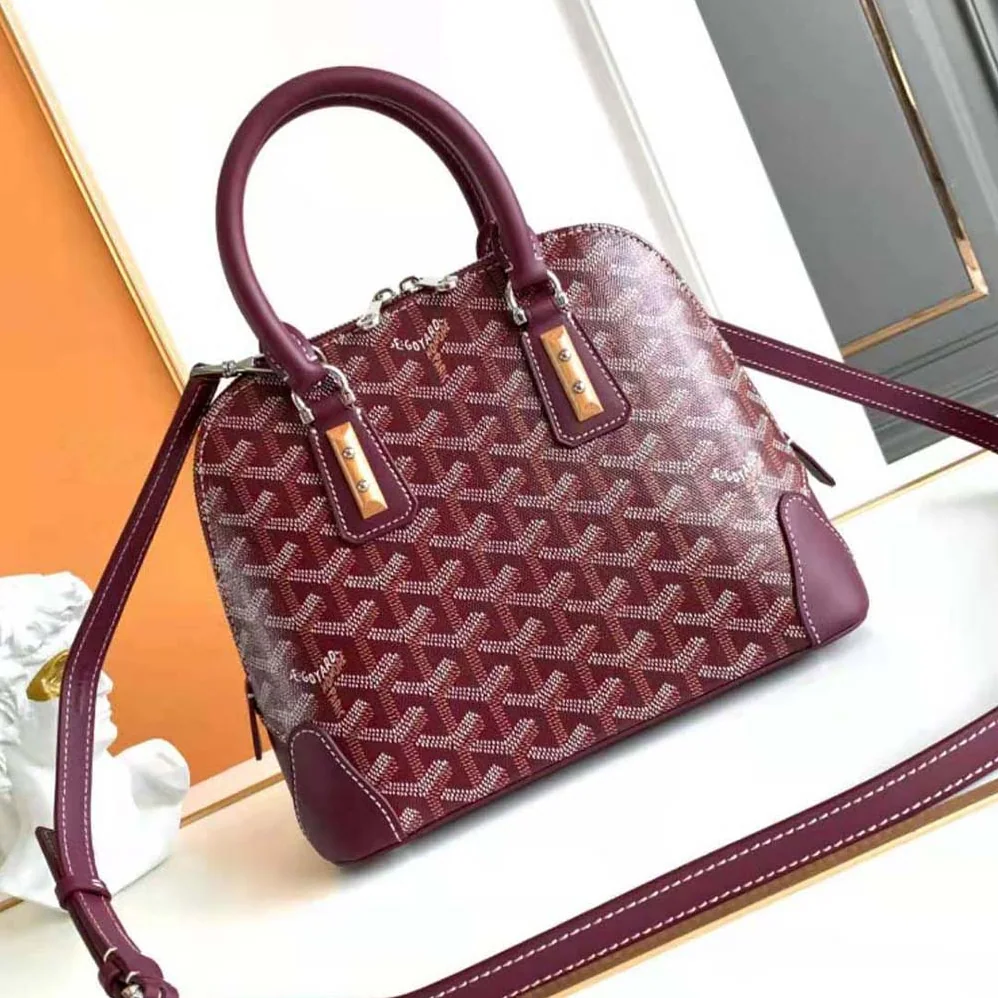 Goyard Vendôme Mini Bag for Women in Maroon