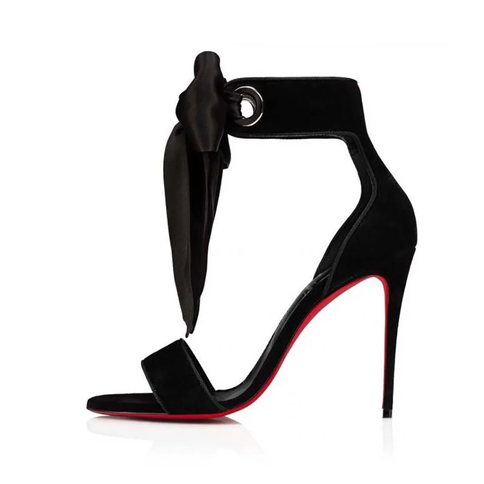 Christian Louboutin Torrida 100 mm Heel Height for Women in Black Christian Louboutin Torrida 100 mm Heel Height for Women in Black