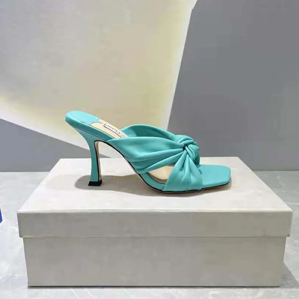 Jimmy Choo Avenue 50 Malibu Nappa Leather Mules for Women Jimmy Choo Avenue 50 Malibu Nappa Leather Mules for Women